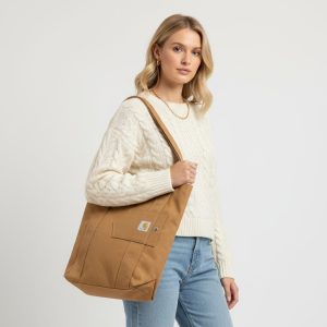 Casual Canvas Commuter Bag | Large Capacity Shoulder Tote with Laptop Compartment