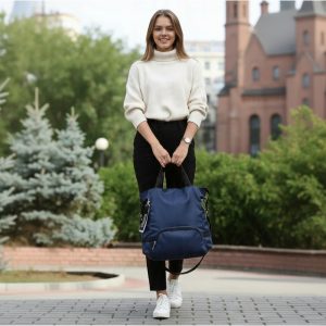 Tigernu 3-in-1 Women’s Backpack Set – Lightweight Waterproof Nylon Tote, Shoulder & College Bag with Multi-Pocket Design